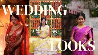 My Wedding LooksOutfit ideas for your special daysBengali Wedding looks [upl. by Dinin]