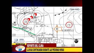 Lluvias continuarán en las próximas horas [upl. by Ettennan]