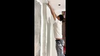 Painter Applying putty  Puttying for renovation putty 241106 [upl. by Natsirc]