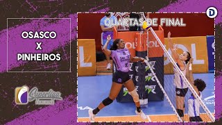 Osasco x Pinheiros  QUARTAS DE FINAL Jogo 1  Melhores Momentos  Superliga Feminina 2324 [upl. by Odrarej]