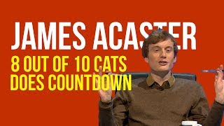 James Acaster on 8 OUT OF 10 CATS DOES COUNTDOWN [upl. by Ettereve]