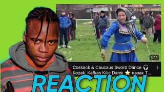 🔥Cossack Sword Dance 🎧 Kozak Kafkas Kılıç Dansı  казак Танец Меча  Oysya first time reaction [upl. by Eelirak881]