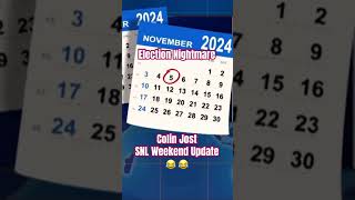 Election only 30 days away SNL Weekend update snl weekendupdate colinjost 2024elections trump [upl. by Stilla]