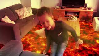 Kid  Floor is lava Adobe after effects [upl. by Sherar]