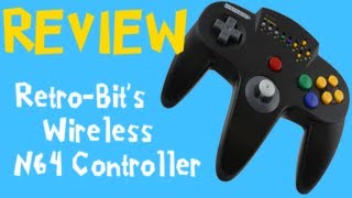 Retrobit Nintendo 64 Wireless Controller Review [upl. by Odnalro765]