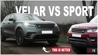 Range Rover VELAR vs Range Rover SPORT  3 REASONS WHY the VELAR WINS [upl. by Maddie]