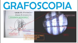 Un detalle importante de la Grafoscopía y Documentoscopía [upl. by Mika]