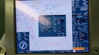 DR position in Ecdis  Dead reckoning position setting in JRC ECDIS [upl. by Jammin]