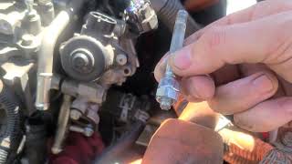 2013 Prius EGR Valve Broken Front Stud 9012608052 BOLT Possible Solution for Removal [upl. by Kacey]