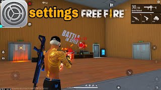 My settings ⚙️ HUD  DPI 🖤 Free Fire PC HeadShot 100🔥OVERCONFIDENCE😈 [upl. by Ain514]