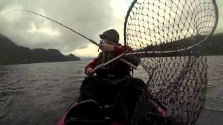 Merwin Reservoir  Kayak Kokanee amp Rainbow Trout [upl. by Isleen]