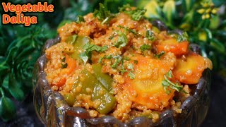 Vegetable Daliya Recipe । Daliya Recipe ॥ Nehakirasoi kitchen tips kitchen recipe । [upl. by Towroy901]