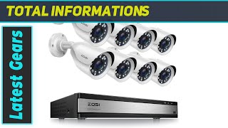 ZOSI H265 1080p 16 Channel Security Camera System with Advanced Features [upl. by Ennagem510]