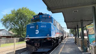 Railfanning at Radburn Fair Lawn Station  August 2023 [upl. by Lebam]