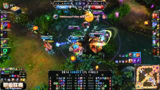 2014 LPL Summer GF EDG vs OMG G2 [upl. by Marilin]