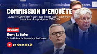 Commission d’enquête  déficits et prévisions budgétaires  audition de Bruno Le Maire 3 [upl. by Evyn]