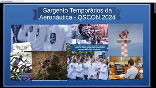 QSCON Sargento temporário FAB Militar Temporário QSCON2024 [upl. by Adnelg]