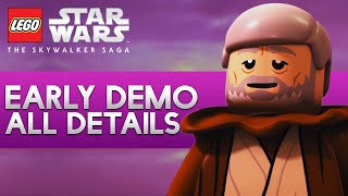 Early DEMO All Details Lego Star Wars The Skywalker Saga [upl. by Triplett628]