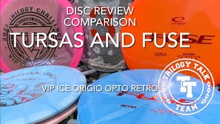 Disc Comparison Review TURSAS vs FUSE VIP Ice  Opto  Origio  Retro [upl. by Austin941]