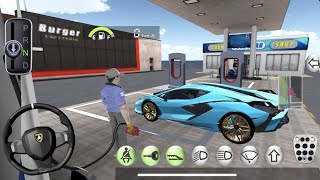 3D Driving Class Simulation  Funny Police Officer Refuel His Super Car Gas Crazy Driving Gameplay [upl. by Braden]