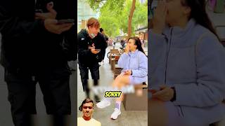 Mask prank gone wrong 😂 funny trending nameprank [upl. by Osmo583]