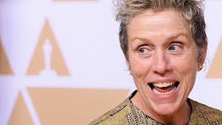 Frances McDormand explains Inclusion Rider at Oscars  Full Backstage Speech [upl. by Ark]