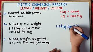 Metric Conversion Practice  Length Weight  Volume  Grade 7  Quarter 2  Matatag Curriculum [upl. by Dee Dee328]