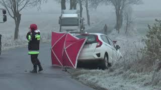 Piła Śmiertelny wypadek na trasie SzydłowoSkrzatusz [upl. by Aiem835]