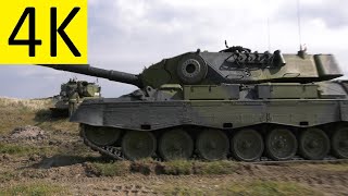 Kampfpanzer Leopard 1A5 DK MBT Stridsvogn Forsvaret Åben Hede 2022 Main Battle Tank [upl. by Leola]