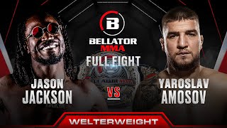 Jason Jackson vs Yaroslav Amosov Welterweight Title Bout  Bellator 301 Full Fight [upl. by Ginsberg]