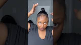 Sleek high ponytail tutorial shortsfeed hairtutorial sleekhair hairstylingtips trending [upl. by Yslek552]