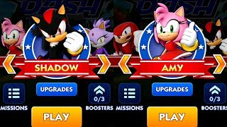 Sonic Dash SONIC VS AMY Android iOS Gameplay [upl. by Eedrahc]