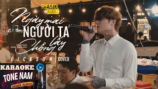 KARAOKE NGÀY MAI NGƯỜI TA LẤY CHỒNG I DICKSON COVER Beat phối [upl. by Isdnil]