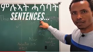 3ይ ክፋል ሙሉእ ሓሳባት  Sentence construction [upl. by Heller]