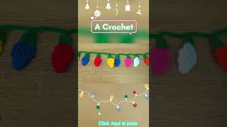 Focos de Navidad Tejidos Crochet paso a paso [upl. by Aguste485]