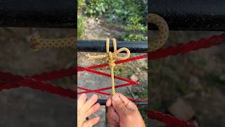 How to tie highwaymans Hitch knot shorts [upl. by Esital]