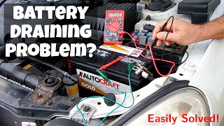 EASILY Identify Vehicle Battery Draining ProblemsParasitic [upl. by Nadaba485]