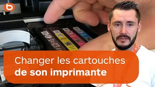 Comment changer les cartouches de son imprimante  HP Epson  Les Tutos Boulanger [upl. by Einwahr]