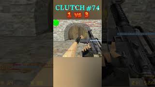 Aztec Clutch 1 vs 3 in Counter Strike 16 shorts clutch highlights cs16 [upl. by Etsirk]