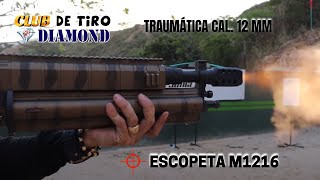 Escopeta M1216 🎯 Traumática Giratoria de 16 Cartuchos 🤔 [upl. by Acceb624]