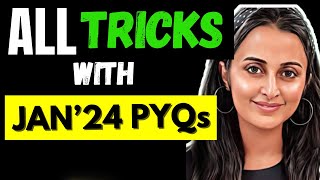 JEE JAN24 PYQs with SUPER SHORTCUTS HACKS amp TRICKS JEE 2025 CRACK PYQs in seconds jee2025 jee [upl. by Akirdnuhs]