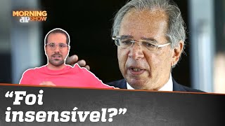 Guedes confirma aumento na conta de luz Não adianta ficar sentado chorando [upl. by Leventis163]