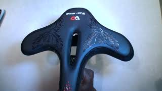 Fenix Saddle Lixada Wide Bike Seat West Biking saddle REVIEW [upl. by Remark59]