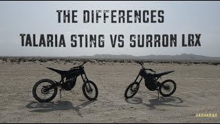 The differences between the talaria Sting and the surron LBX right out of the box [upl. by Rimisac]