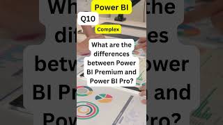 Q10Differences between Power BI Premium amp Power BI Proanalytics businessintelligencedataanalysis [upl. by Cirle]