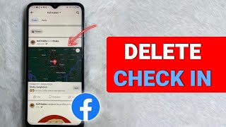 How to Delete Check Ins on Facebook  Full Guide [upl. by Ahsiema]