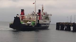 MV Hebridean Isles arriving at Brodick this morning Arrandavetheraverovingtherock [upl. by Willi612]