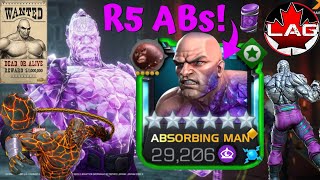 RANK 5 ABSORBING MAN GAMEPLAY URU vs MAGMA Forms Light Intercepts Battlegrounds God  MCOC [upl. by Onibla89]