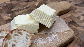 Keine Butter mehr zu Hause Selbstgemachte Salz Butter Unglaublich lecker und einfaches Rezept [upl. by Jair94]