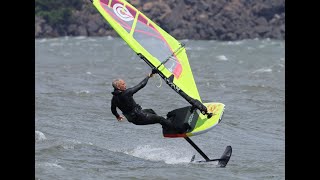 Windfoiling 15 Crashes in 57 seconds 2020 [upl. by Aicatsal]